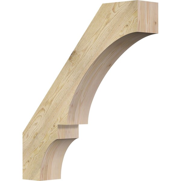 Ekena Millwork 6"W x 30"D x 34"H Balboa Rough Sawn Knee Brace, Douglas Fir BRC06X30X34BOA00RDF - main